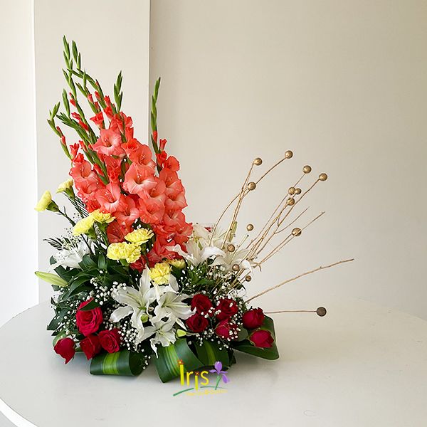 Glad Arrangement - Iris Florists mangalore online delivery of flowers ...