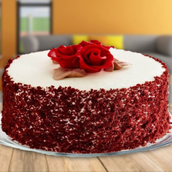 Frosted Rich and Moist Red Velvet Cake Recipe - Veena Azmanov